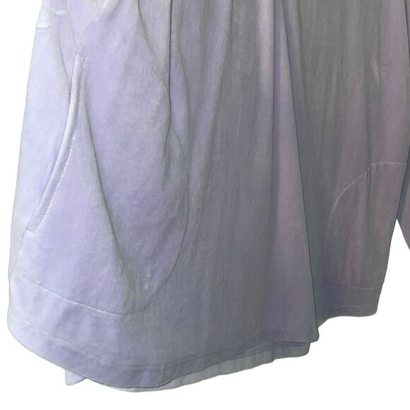 d & co. active lavender color soft velour tunic with pockets size 3XL - Picture 6 of 12